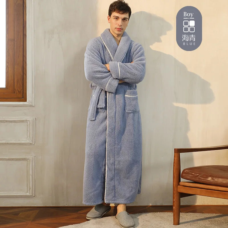 Unisex fleece župan