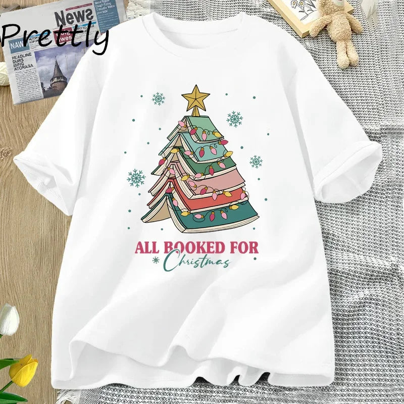 Vánoční triko All booked for