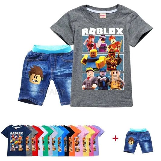Dětské triko a kraťasy Roblox