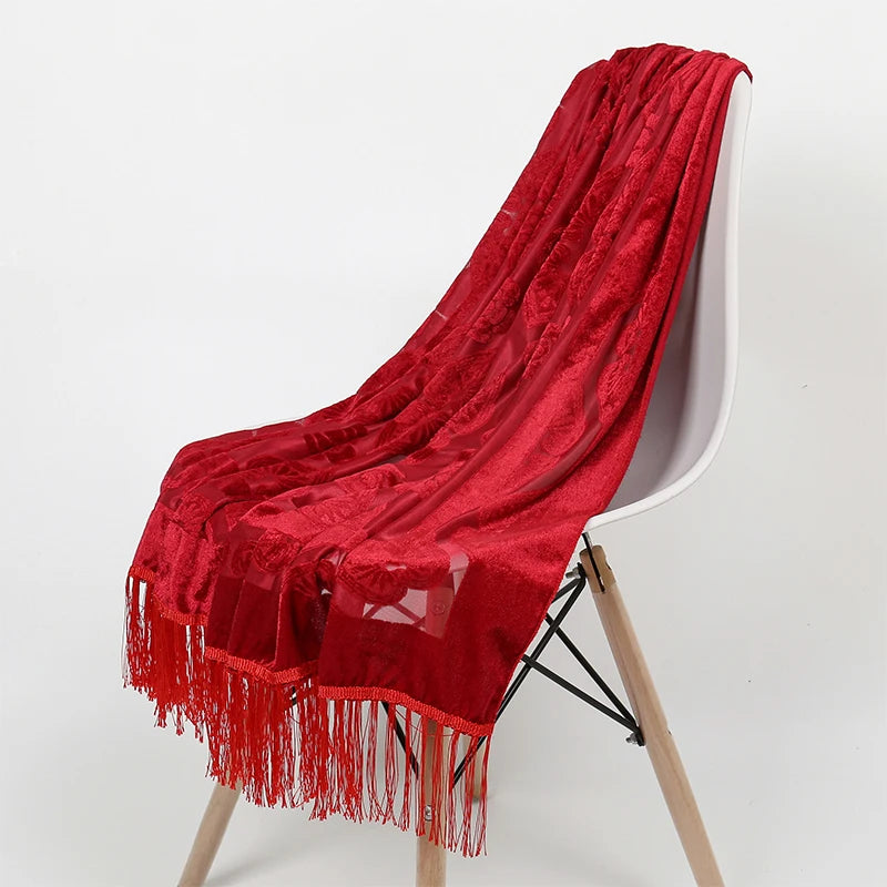 Dámská šál se vzorem