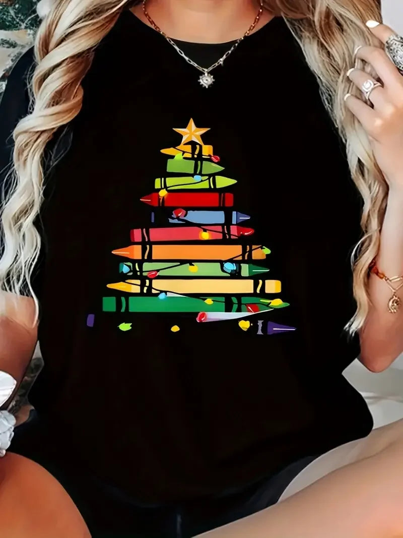 Dámské triko s vánočním textem