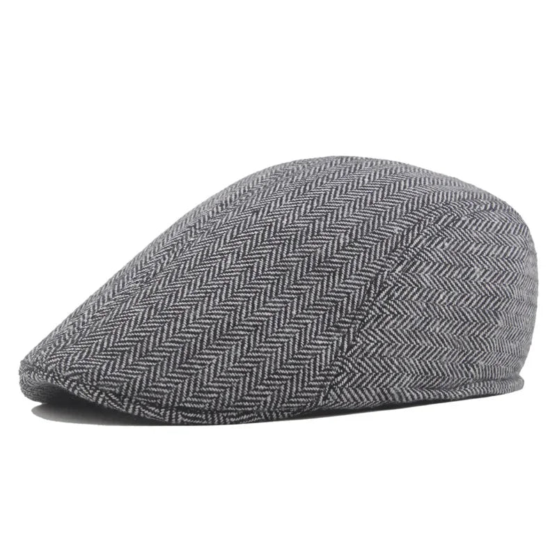 Pánský beret se vzorem