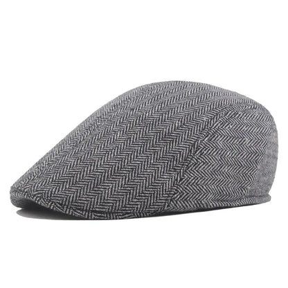 Pánský beret se vzorem