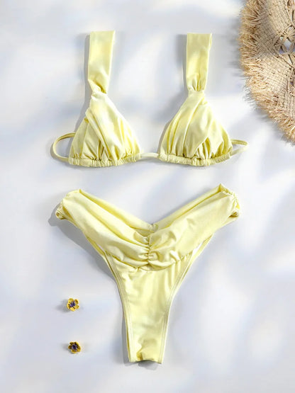 Jednobarevné bikiny