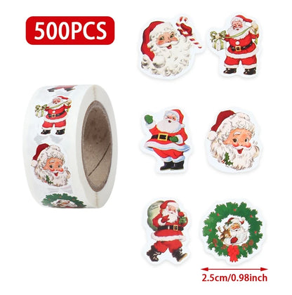 Vánoční samolepky 500 ks
