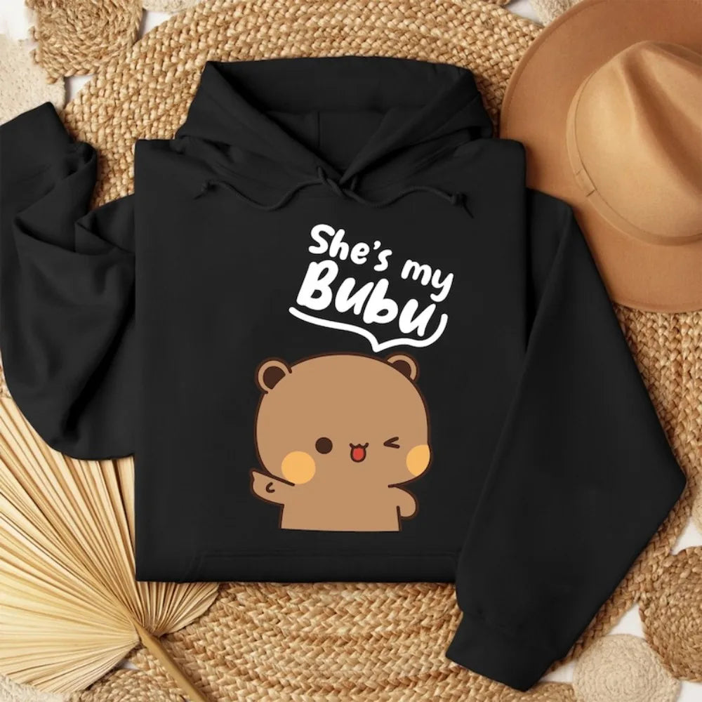 Mikina pro páry s medvídkem