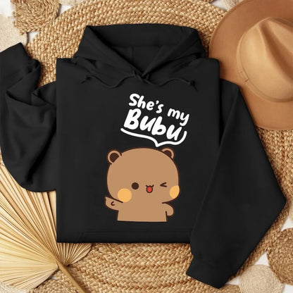 Mikina pro páry s medvídkem