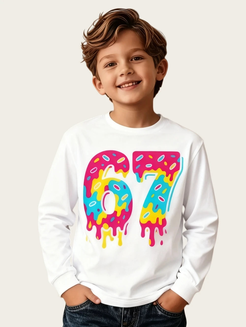 Dětské triko s dlouhým rukávem 67