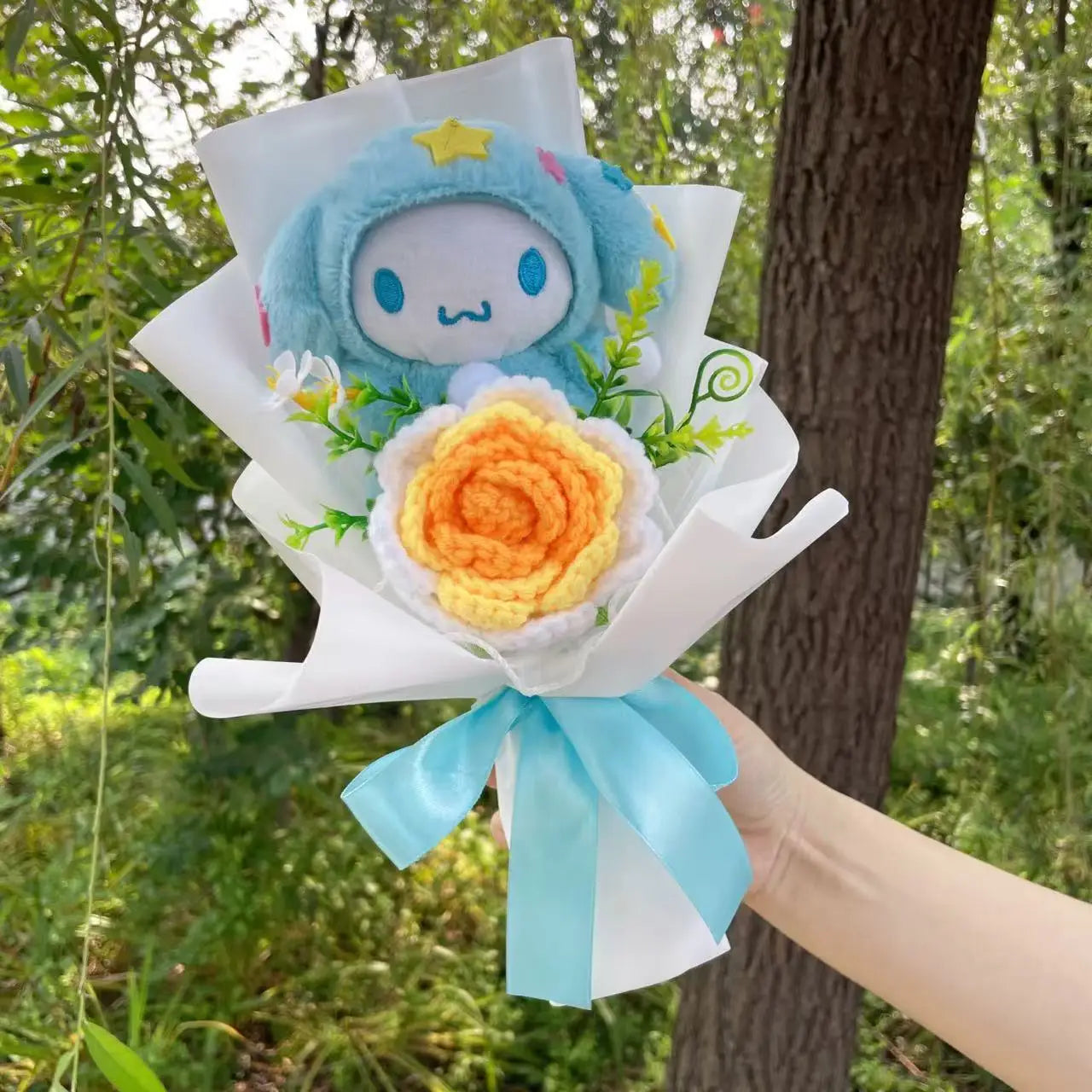 Plyšová kytice Sanrio