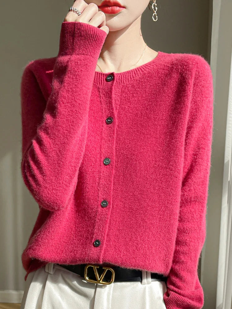 Dámský kardigan z merino vlny