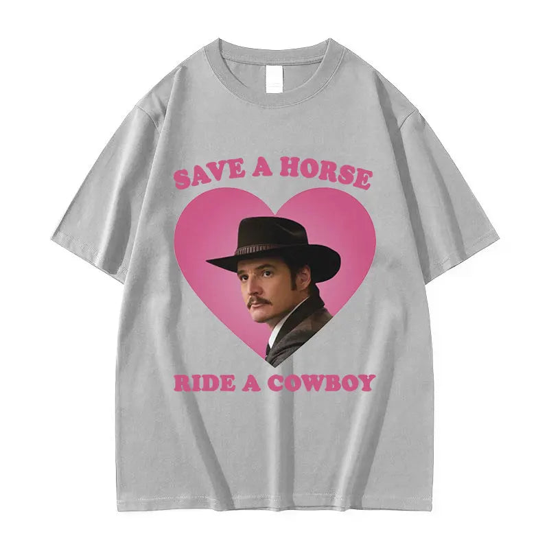 Triko Pedro Pascal Save a horse