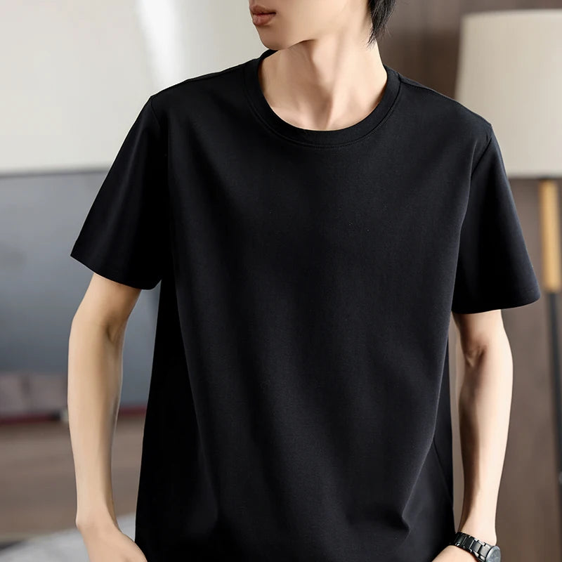 Pánské bavlněné triko s krátkým rukávem