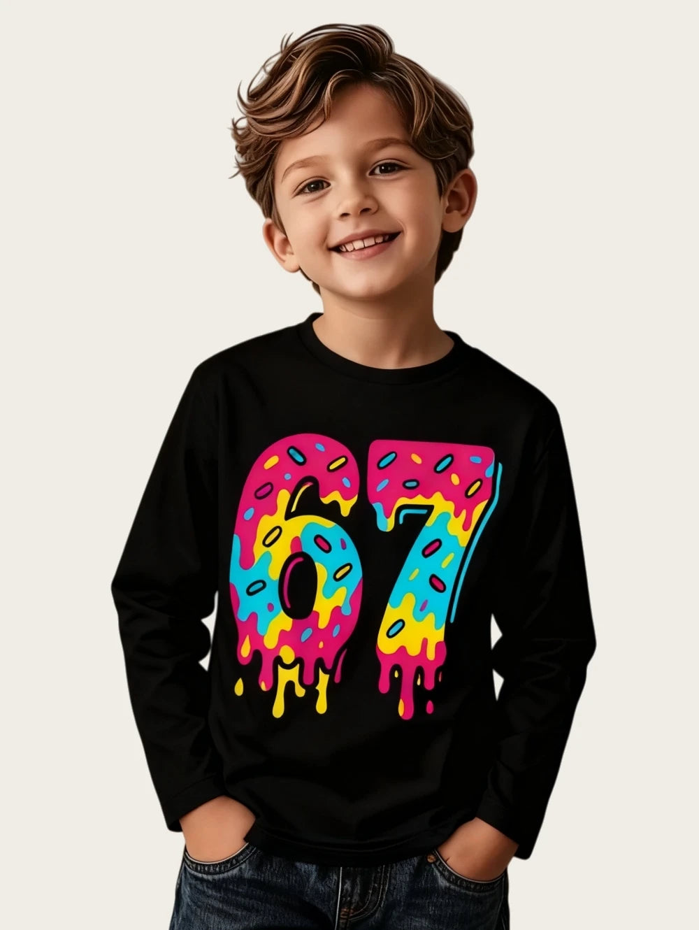 Dětské triko s dlouhým rukávem 67