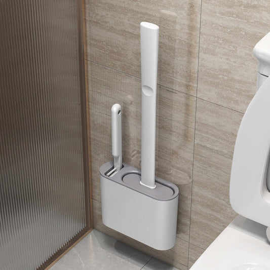 Silikonový záchodový kartáč a držák (Skladem v ČR)
