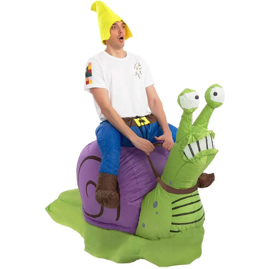 Nafukovací kostým šnek Spongebob