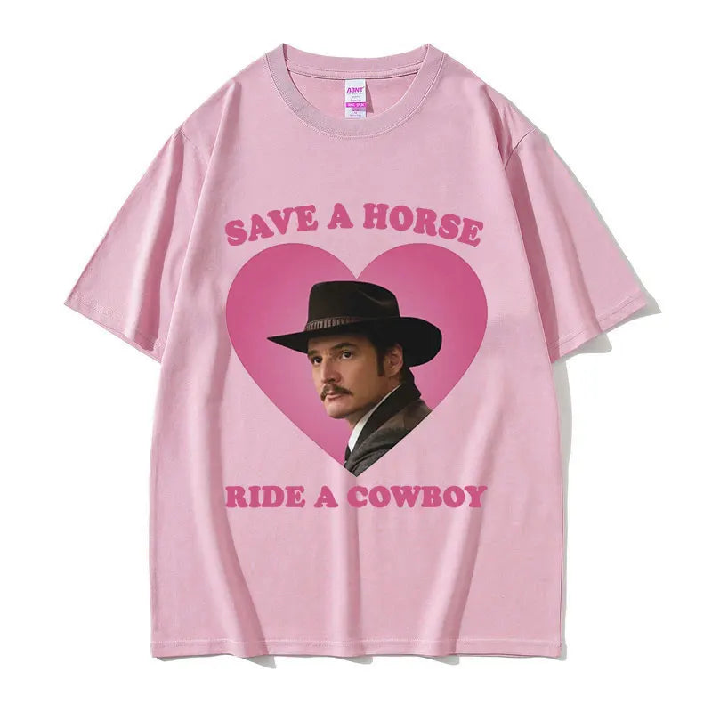 Triko Pedro Pascal Save a horse