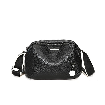 Dámská kožená crossbody kabelka