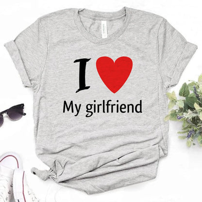 Unisex triko i Love My Girlfriend
