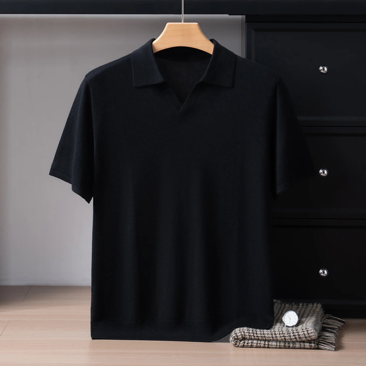 Pánské polo s kašmírem