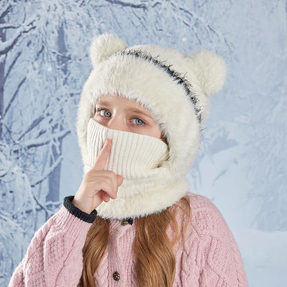 Dětská chlupatá balaclava