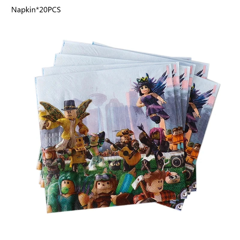 Dekorace na oslavu Roblox