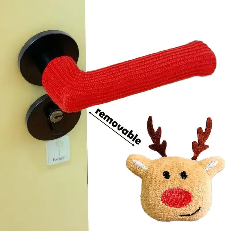 Vánoční dekorace na kliky