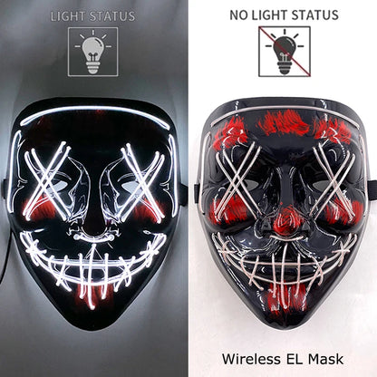 Neonová Led maska