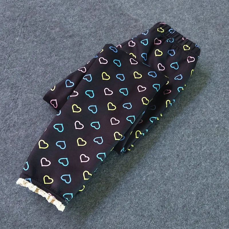 Dívčí zateplené legíny