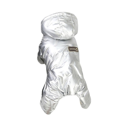 Metalická bunda pro psy