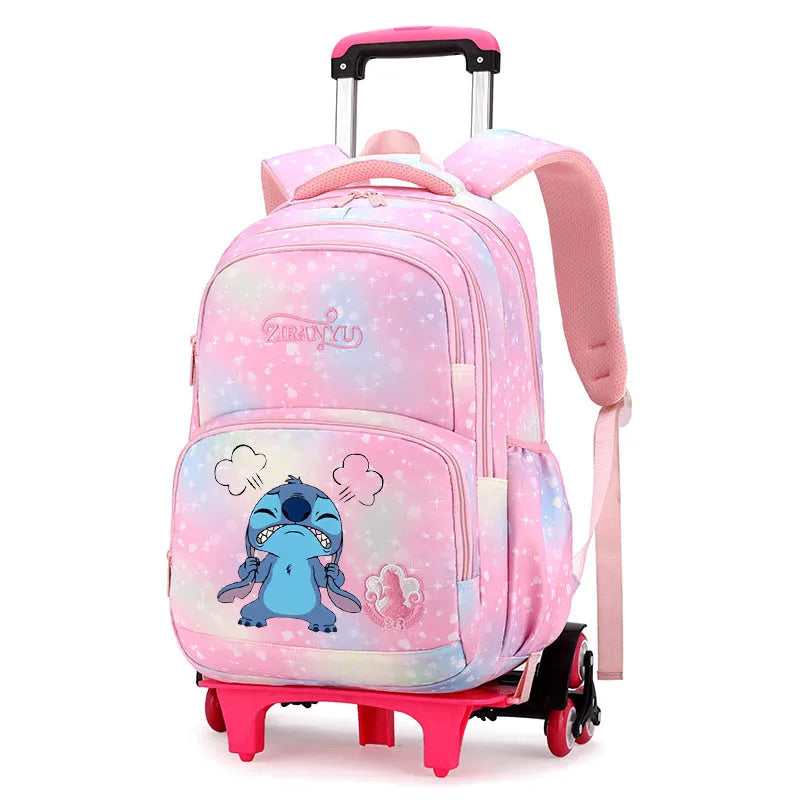 Batoh s potiskem Stitch na kolečkách