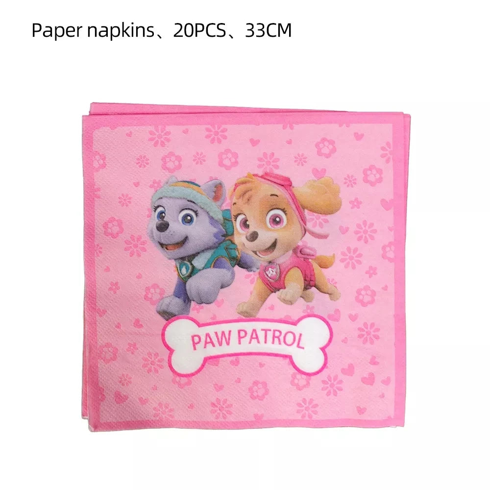 Doplňky na oslavu Tlapková patrola