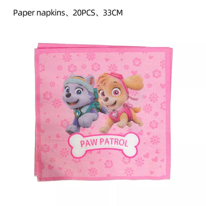 Doplňky na oslavu Tlapková patrola