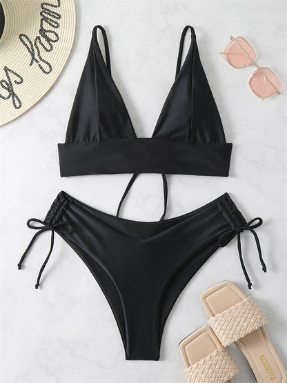 Dámské high waisted bikiny