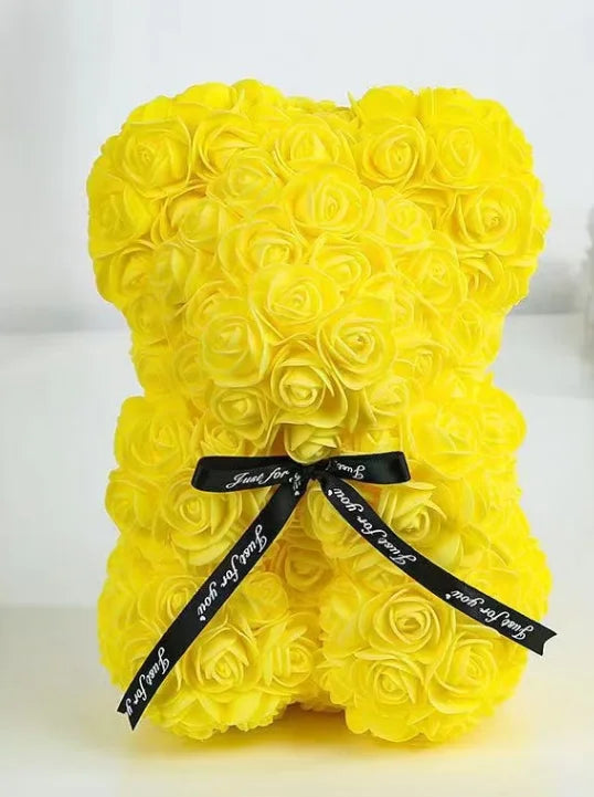 Medvídek z růží 25 cm