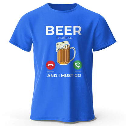 Pánské triko Beer Is Calling