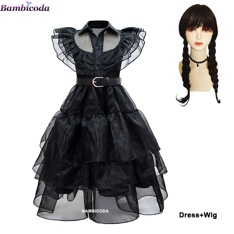 Dívčí kostým Wednesday