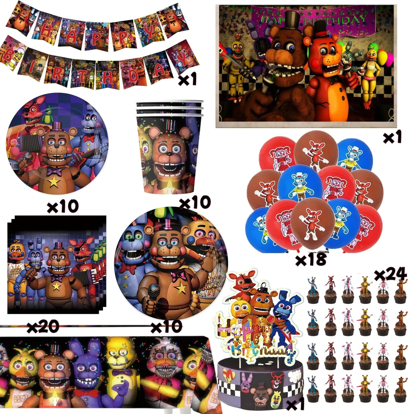 Dekorace fnaf