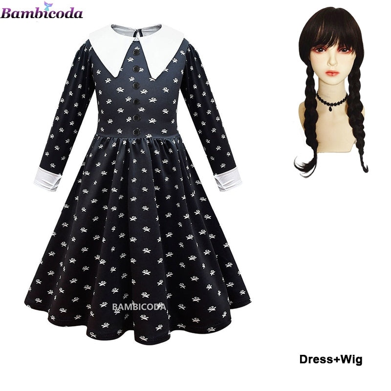 Dívčí kostým Wednesday