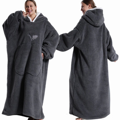 Dlouhá mikinová deka