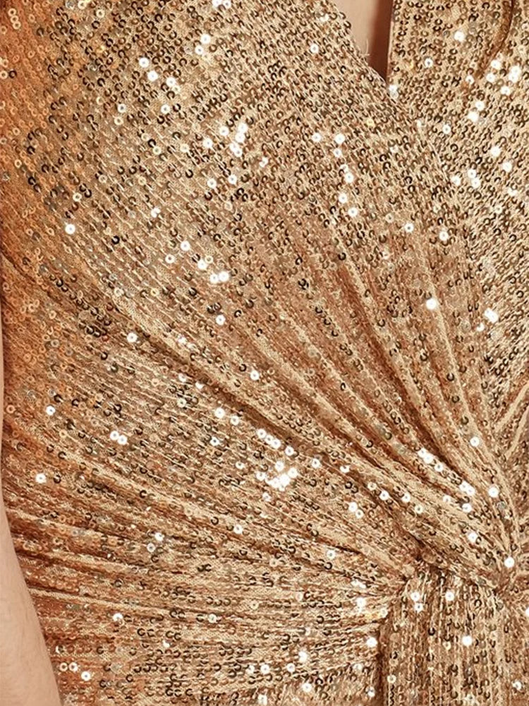 Dámské luxusní třpytivé šaty