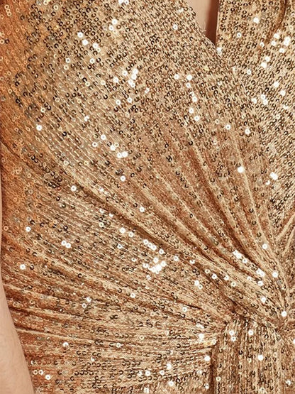 Dámské luxusní třpytivé šaty