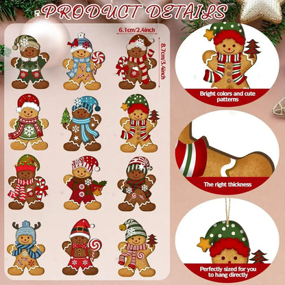 Perníčkové ornamenty na stromeček