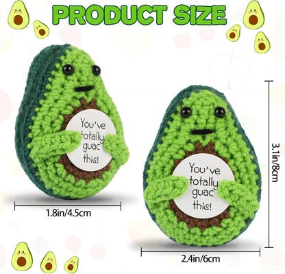 Háčkovaná hračka s pozitivní zprávou