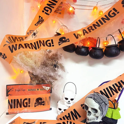 Páska Warning na Halloween