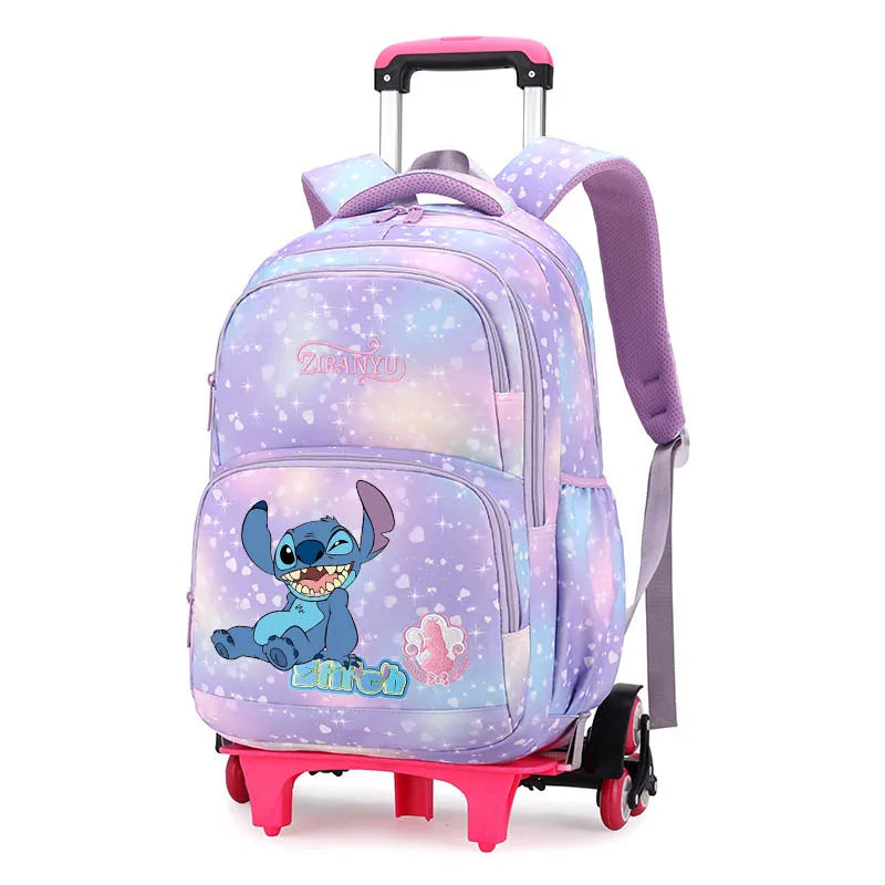 Batoh s potiskem Stitch na kolečkách