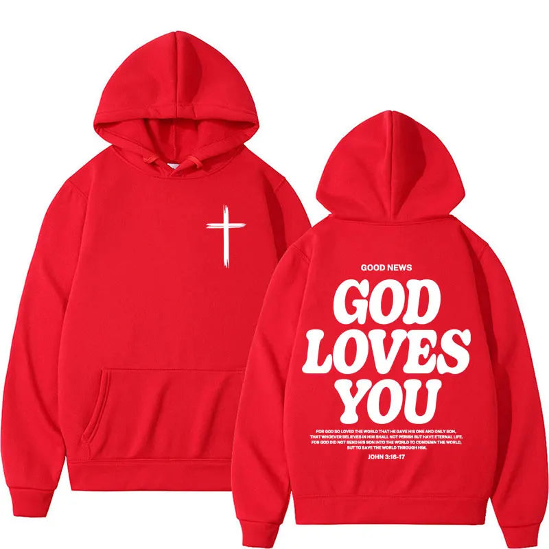 Unisex mikina God Loves You