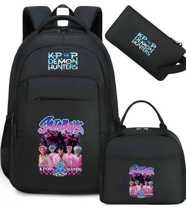 Školní set batohu Kpop Saja boys