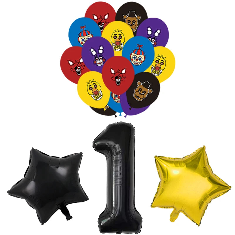 Doplňky na oslavu FIve Night At Freddys