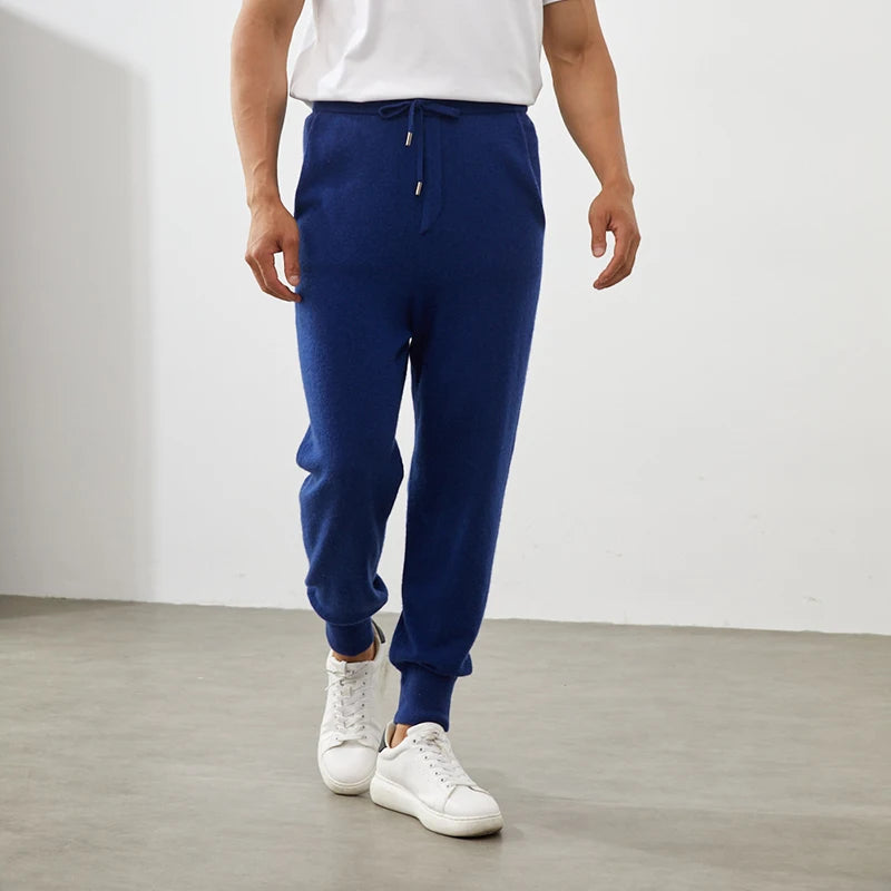 Pánské kalhoty s kašmírem