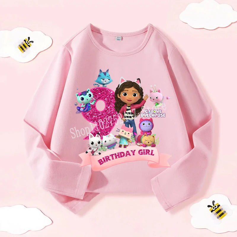 Narozeninové triko Gabby Dollhouse